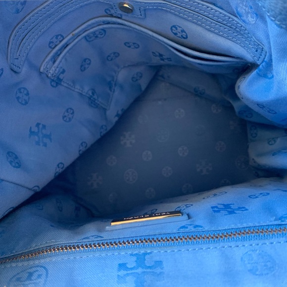 Tory Burch Blue Leather Backpack - Picture 12 of 13